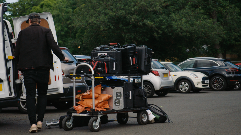 Still image of our equipment on the film. 